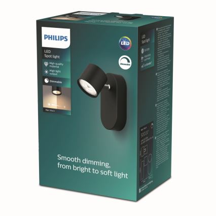 Philips - LED Dimmable wall spotlight LED/4,5W/230V
