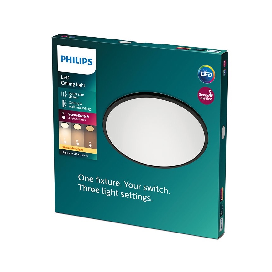 Philips - LED Dimming ceiling light  SCENE SWITCH LED/18W/230V