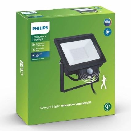 Philips - LED Floodlight with a sensor DECOFLOOD LED/20W/230V IP65