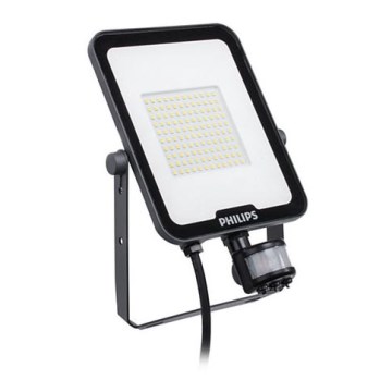 Philips - LED Floodlight with a sensor LED/50W/230V 4000K IP65
