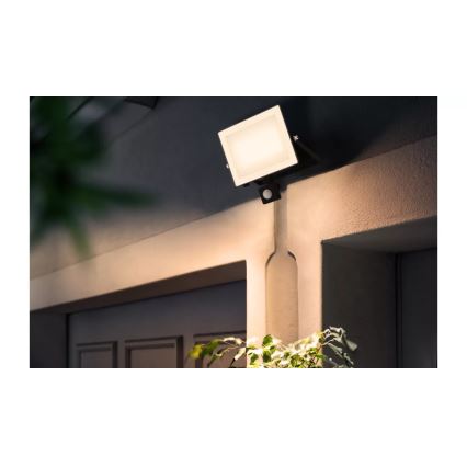 Philips - LED Floodlight with Sensor LOIS LED/50W/230V IP65 3000K