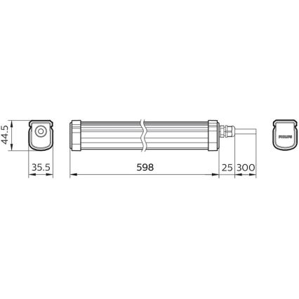 Philips - LED Heavy-duty light PROJECTLINE LED/17W/230V IP65