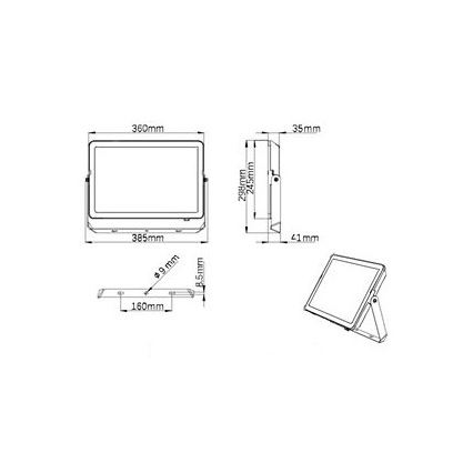 Philips - LED Outdoor floodlight PROJECTLINE LED/150W/230V IP65 4000K