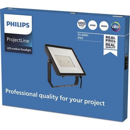 Philips - LED Outdoor floodlight PROJECTLINE LED/200W/230V IP65 3000K