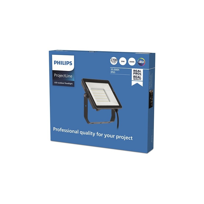 Philips - LED Outdoor floodlight PROJECTLINE LED/30W/230V IP65 3000K