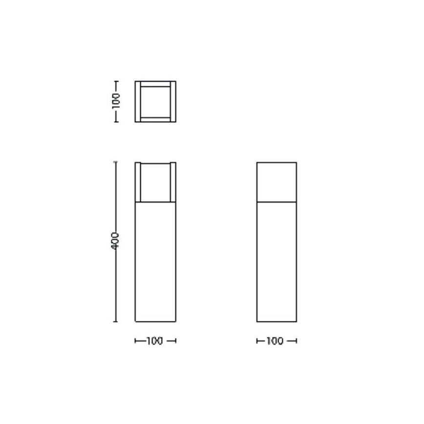 Philips - LED Outdoor lamp ARBOUR LED/3,8W/230V 40 cm 2700K IP44