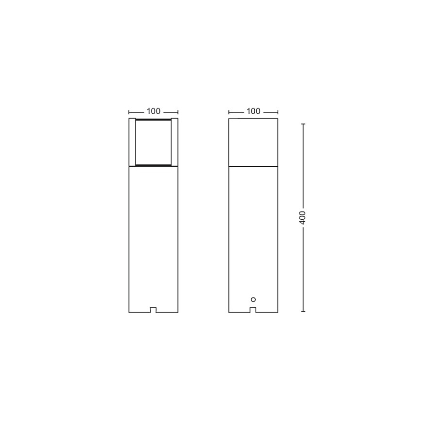 Philips - LED Outdoor lamp LED/6W/12V 2700K IP44