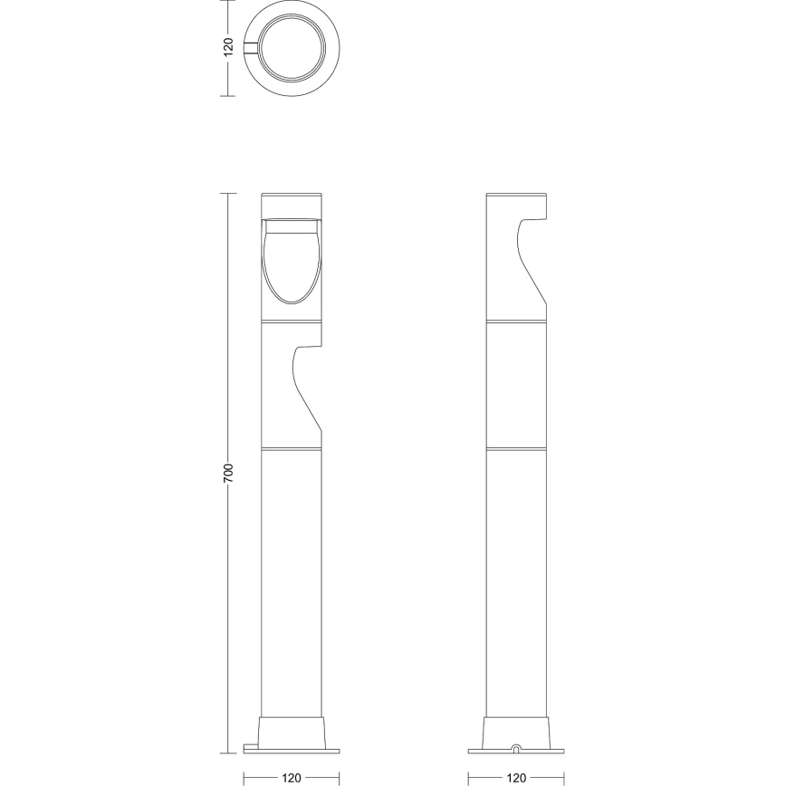 Philips - LED Outdoor lamp GARDENLINK DESI LED/1,5W/24V 2700K IP44