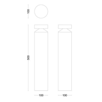 Philips - LED Outdoor lamp LAVEN LED/6W/230V 2700K IP44
