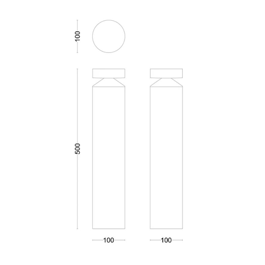 Philips - LED Outdoor lamp LAVEN LED/6W/230V 2700K IP44