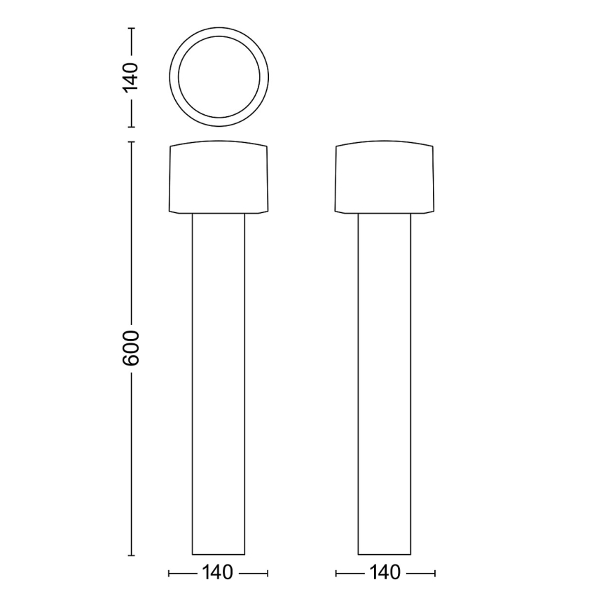 Philips - LED Outdoor lamp OTIS LED/4,3W/230V 2700K IP44