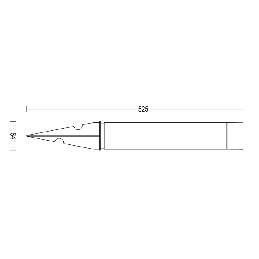 Philips - LED Outdoor lamp PUREX LED/1,5W/24V IP44