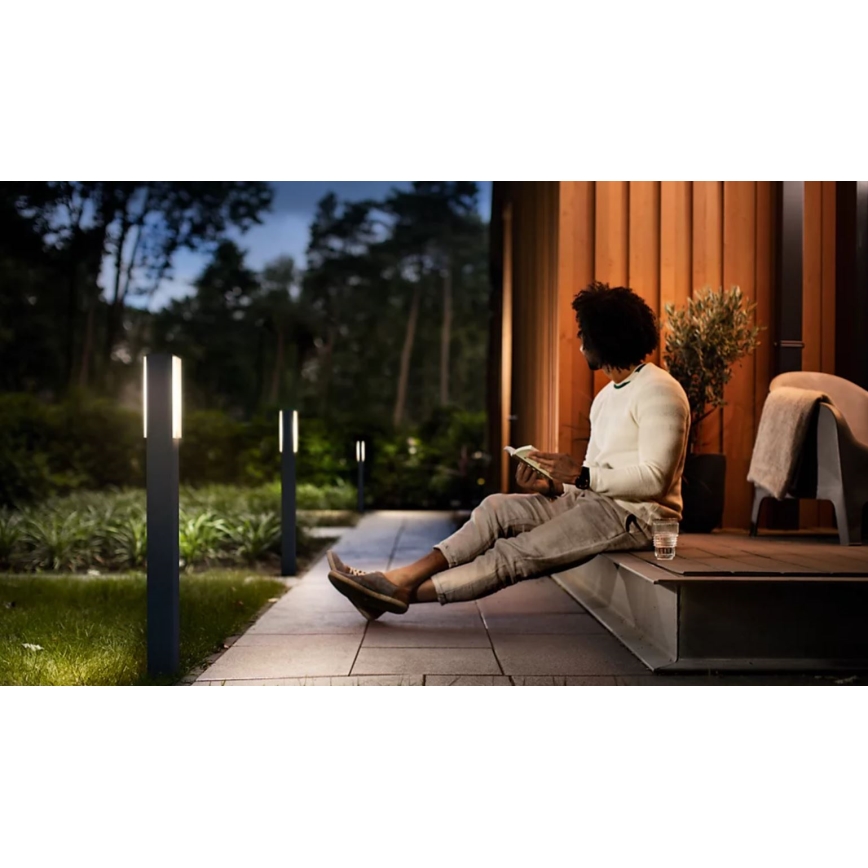 Philips - LED Outdoor lamp STRATOSPHERE LED/3,8W/230V 77 cm 2700K IP44