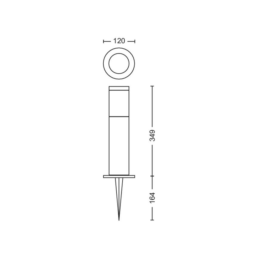 Philips - LED Outdoor lamp GARDENLINK LED/6W/12V 4000K IP44