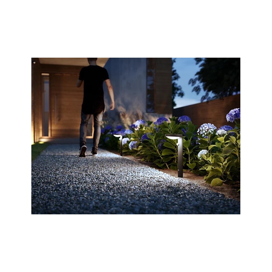 Philips - LED Outdoor lamp with a sensor LED/9W/230V 4000K IP44