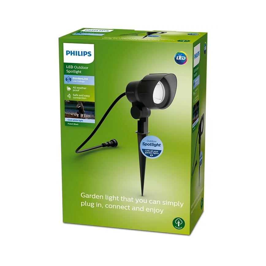 Philips - LED Outdoor spotlight LED/6W/12V 4000K IP44