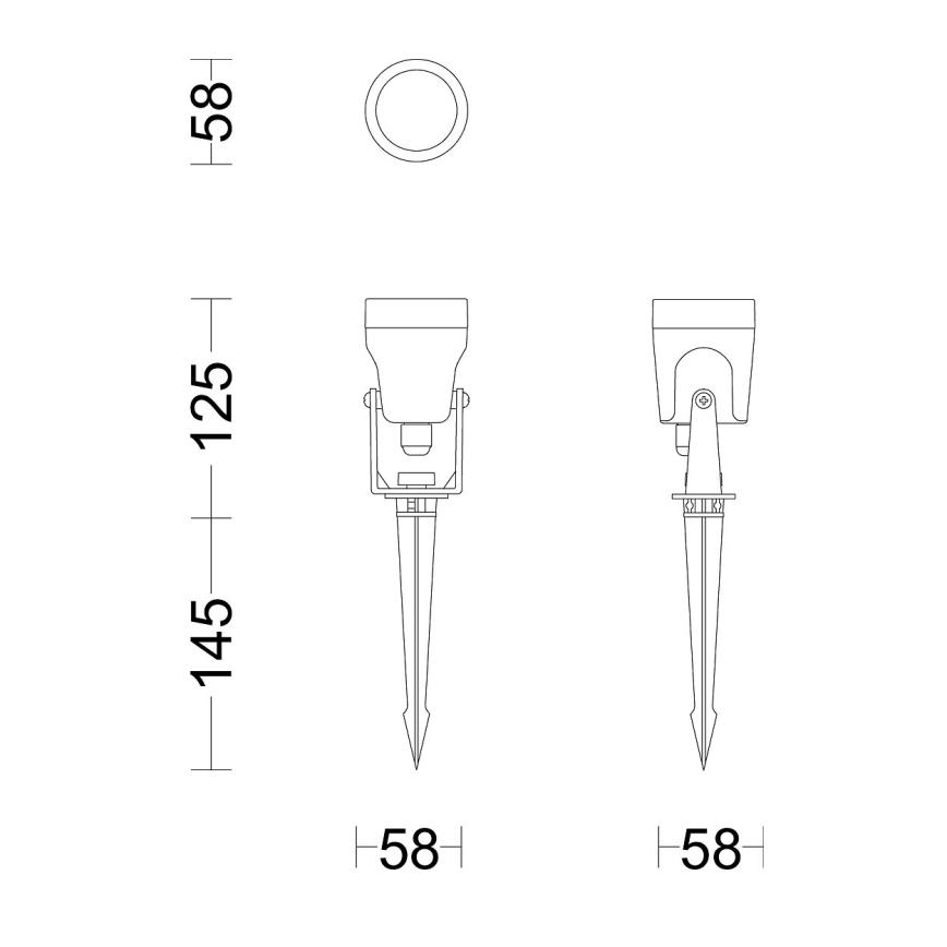 Philips - LED Outdoor spotlight GARDENLINK REUEL LED/1,5W/24V 2700K IP44
