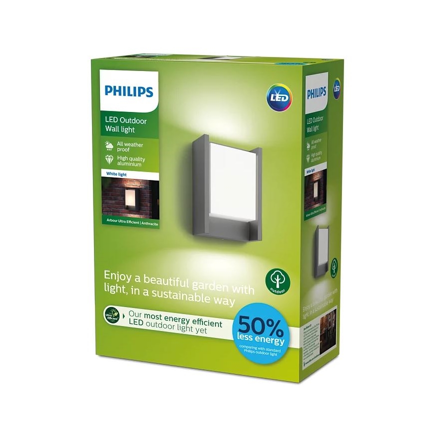 Philips - LED Outdoor wall light LED/3,8W/230V 3000K IP44