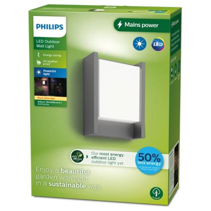 Philips - LED Outdoor wall light ARBOUR LED/3,8W/230V 2700K IP44