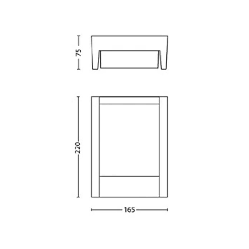 Philips - LED Outdoor wall light ARBOUR LED/3,8W/230V 2700K IP44