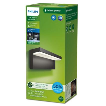 Philips - LED Outdoor wall light BUSTAN LED/3,8W/230V 4000K IP44