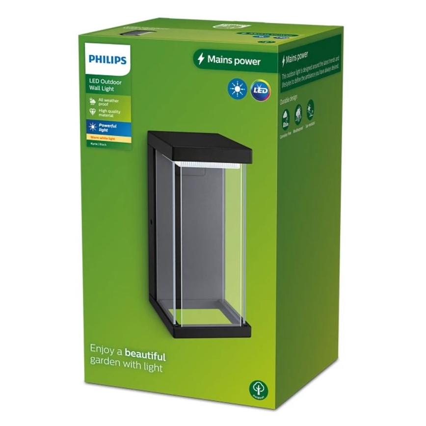 Philips - LED Outdoor wall light KYRIE LED/12W/230V IP44