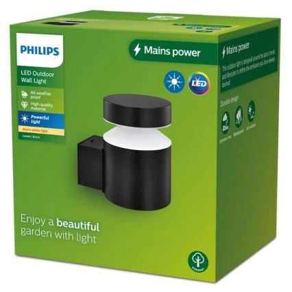Philips - LED Outdoor wall light LAVEN LED/6W/230V 2700K IP44