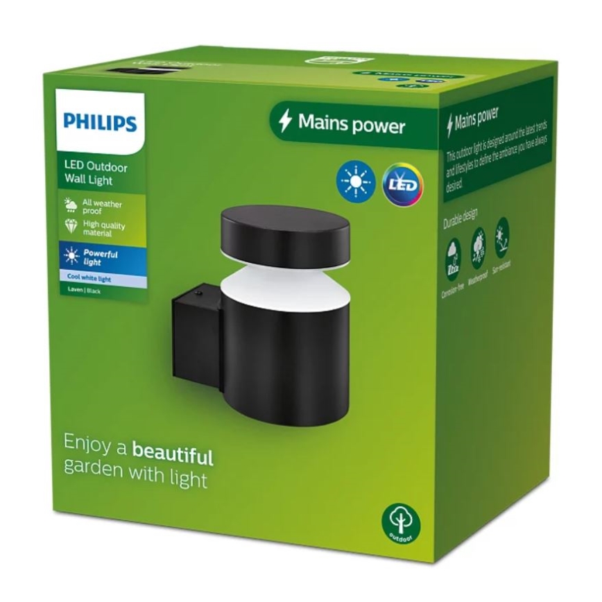 Philips - LED Outdoor wall light LAVEN LED/6W/230V 4000K IP44