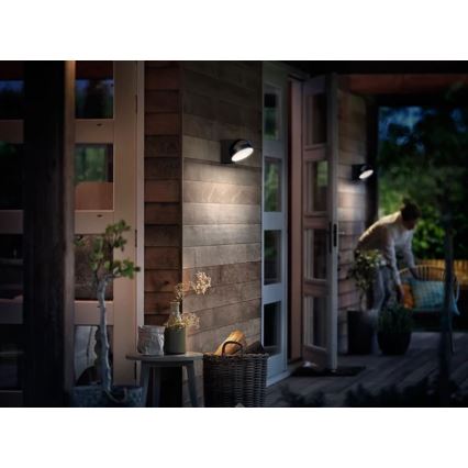 Philips - LED Outdoor wall light LED/7W/230V 2700K IP44