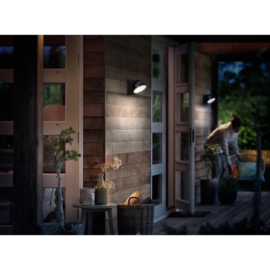 Philips - LED Outdoor wall light LED/7W/230V 2700K IP44