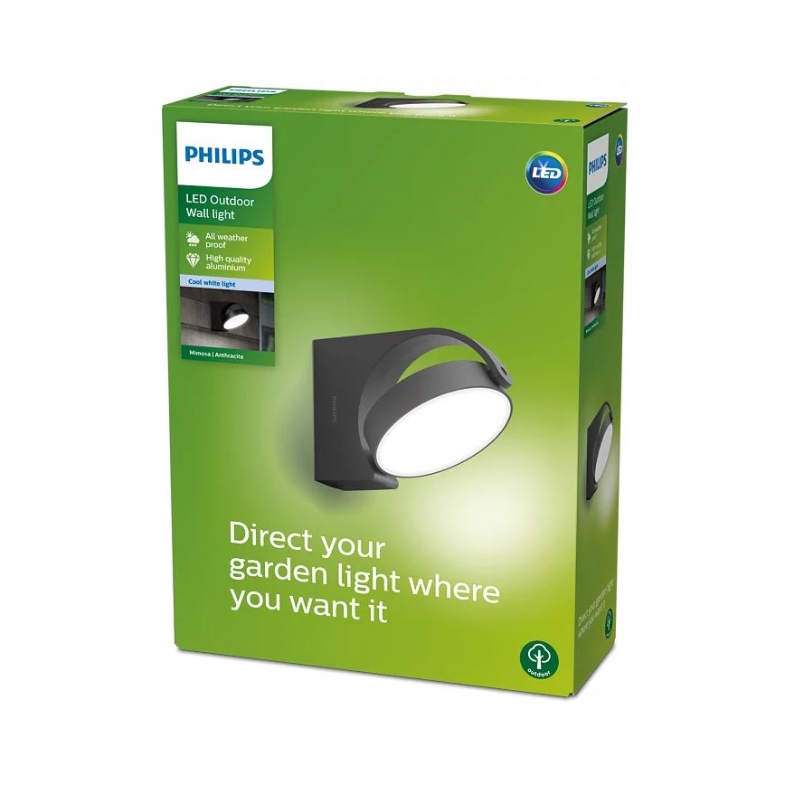 Philips - LED Outdoor wall light LED/7W/230V 4000K IP44