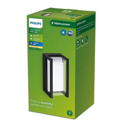 Philips - LED Outdoor wall light PYRONA LED/12W/230V IP44