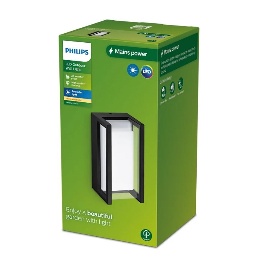 Philips - LED Outdoor wall light PYRONA LED/12W/230V IP44
