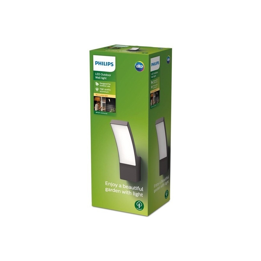Philips - LED Outdoor wall light LED/12W/230V 2700K IP44