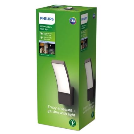 Philips - LED Outdoor wall light LED/12W/230V 4000K IP44