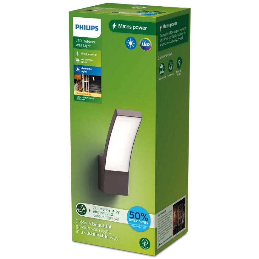 Philips - LED Outdoor wall light SPLAY LED/3,8W/230V IP44