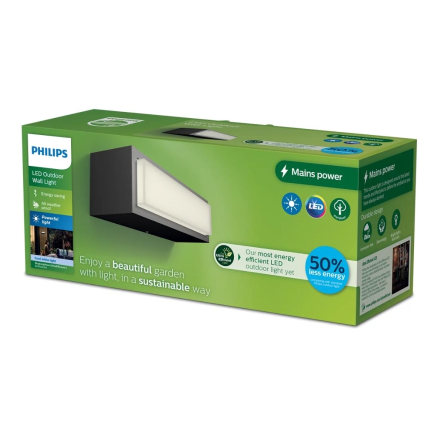 Philips - LED Outdoor wall light STRATOSPHERE LED/3,8W/230V 4000K IP44
