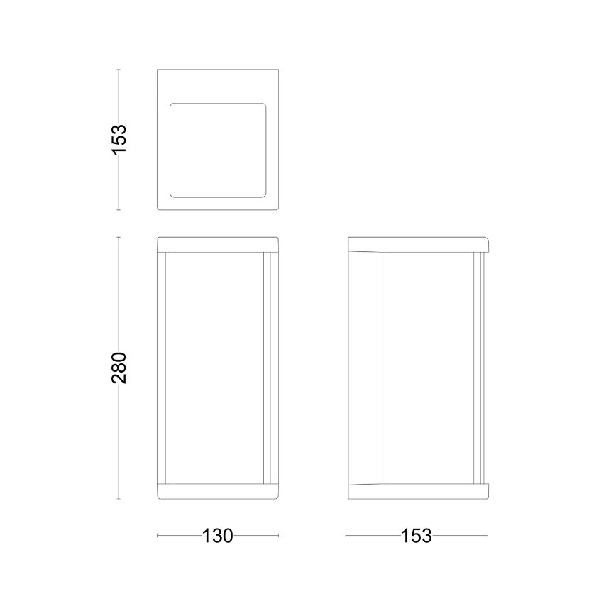 Philips - LED Outdoor wall light ULYZO LED/12W/230V IP44