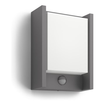 Philips - LED Outdoor wall light with a sensor LED/6W 2700K IP44