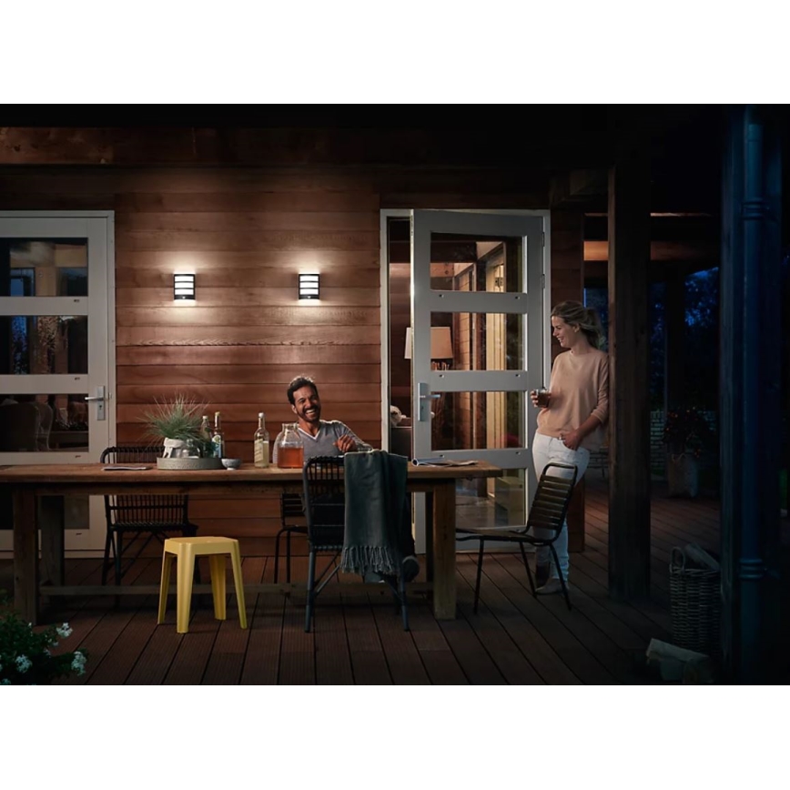 Philips - LED Outdoor wall light with a sensor PYTHON LED/3,8W/230V IP44