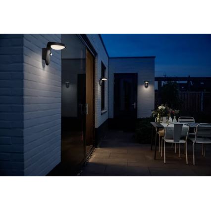 Philips - LED Outdoor wall light with a sensor LED/9W/230V 2700K IP44