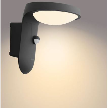 Philips - LED Outdoor wall light with a sensor LED/9W/230V 2700K IP44
