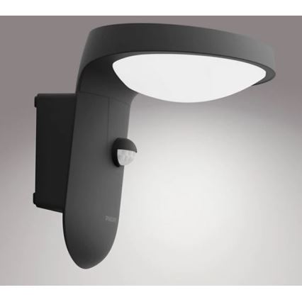Philips - LED Outdoor wall light with a sensor LED/9W/230V 4000K IP44