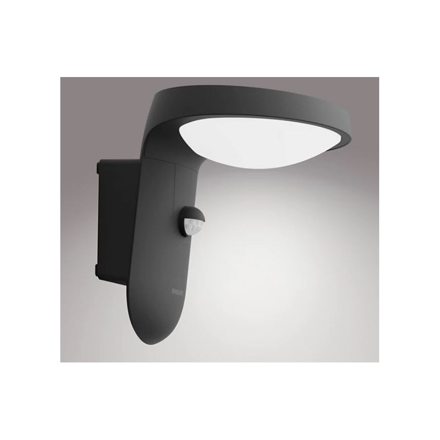 Philips - LED Outdoor wall light with a sensor LED/9W/230V 4000K IP44