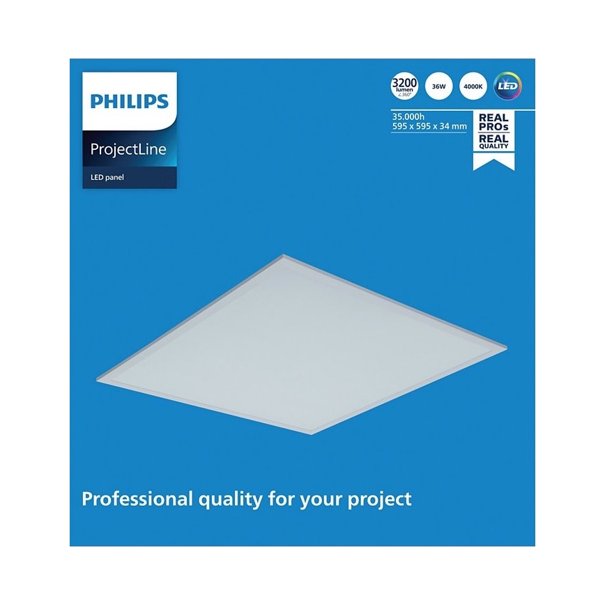 Philips - LED Panel recessed PROJECTLINE LED/36W/230V 59,5x59,5 cm