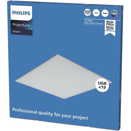 Philips - LED Panel recessed PROJECTLINE LED/36W/230V 62x62 cm
