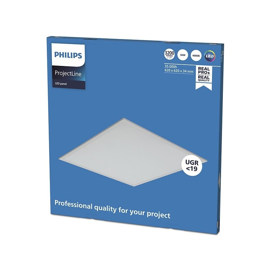 Philips - LED Panel recessed PROJECTLINE LED/36W/230V 62x62 cm