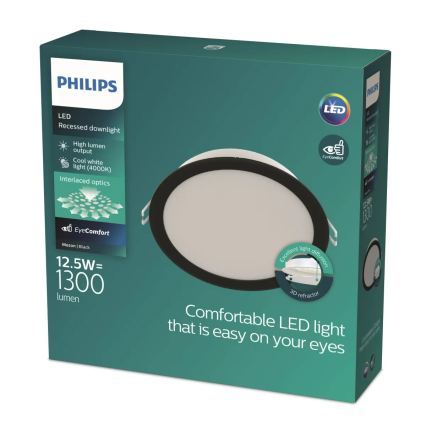 Philips - LED recessed downlight MESON LED/12.5W/230V 4000K