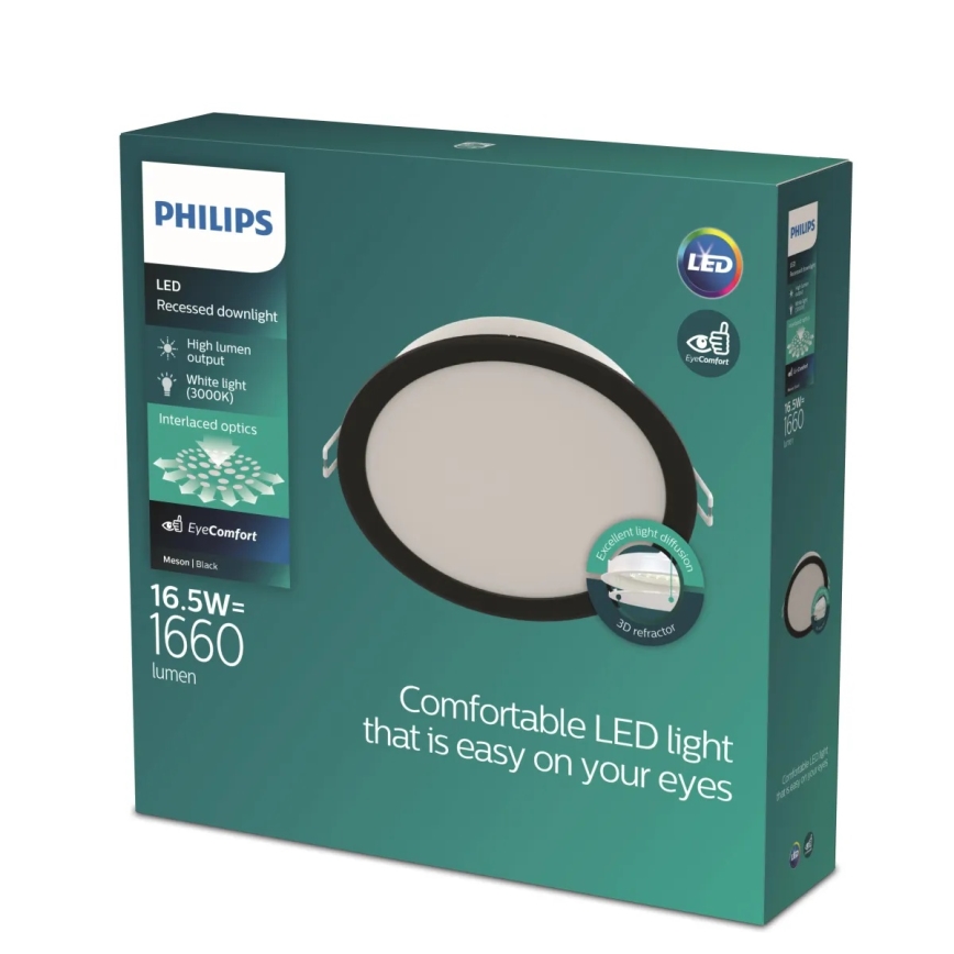 Philips - LED Recessed Downlight MESON LED/16.5W/230V 3000K
