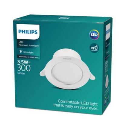 Philips - LED Recessed light LED/3,5W/230V 3000K